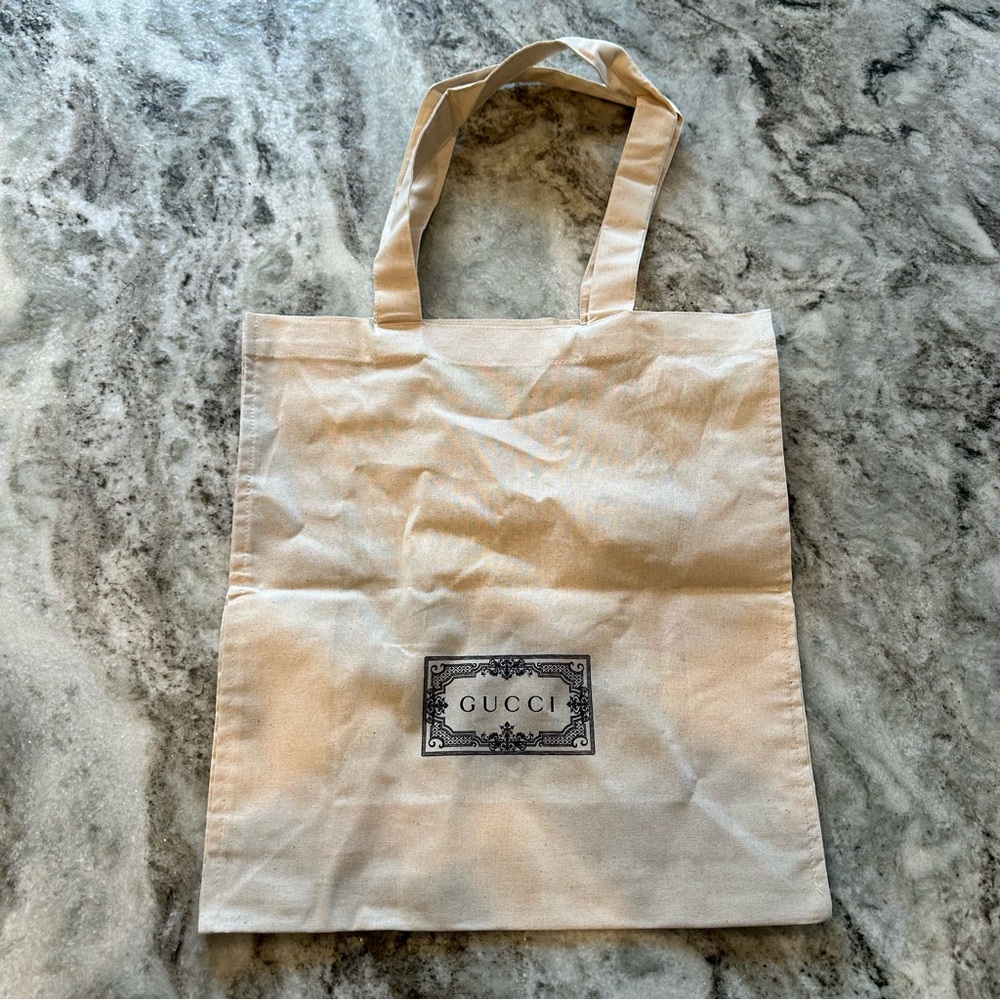 Gucci Cloth Tote Reusable Shopping Bag